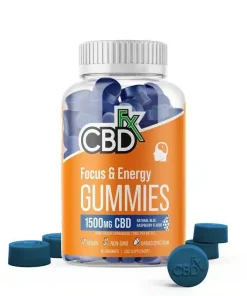 CBDfx Blue Raspberry Gummies - Focus & Energy